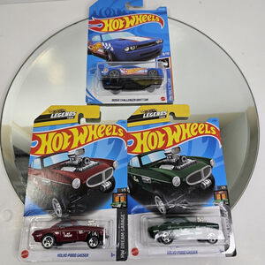 Hot Wheels Dream Garage Gassers Volvo P1800 And Dodge Challenger Drift Car